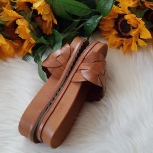 frye lily woven link slide